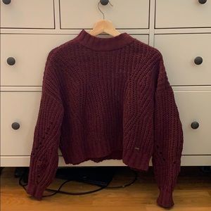 HOLLISTER MOCK NECK SWEATER